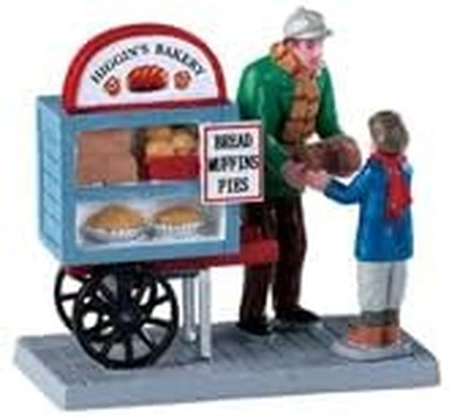 Lemax Delivery Bread Cart - Charming Bakery Display | Perfect for Holiday Decor