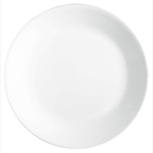 Corelle Vitrelle 38-Piece Dinnerware Set - Chip Resistant, Lightweight Plates & Bowls in Winter Frost White