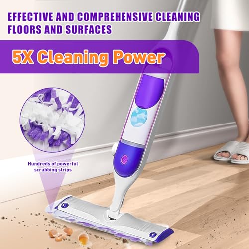 Power Mop Pads Refills for Swiffer PowerMop Multi-Surface Mopping Pad Disposable Replacement Mop Pads Compatible with Swiffer PowerMop,Safe on All Finished Floors,18 Count.