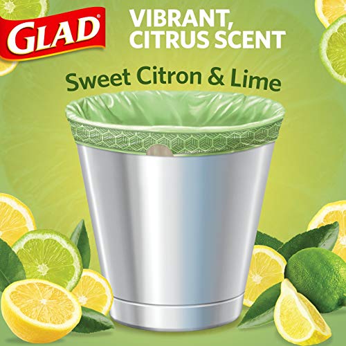 Glad OdorShield Gain Original Tall Kitchen Drawstring Trash Bags 13 gal 50 ct