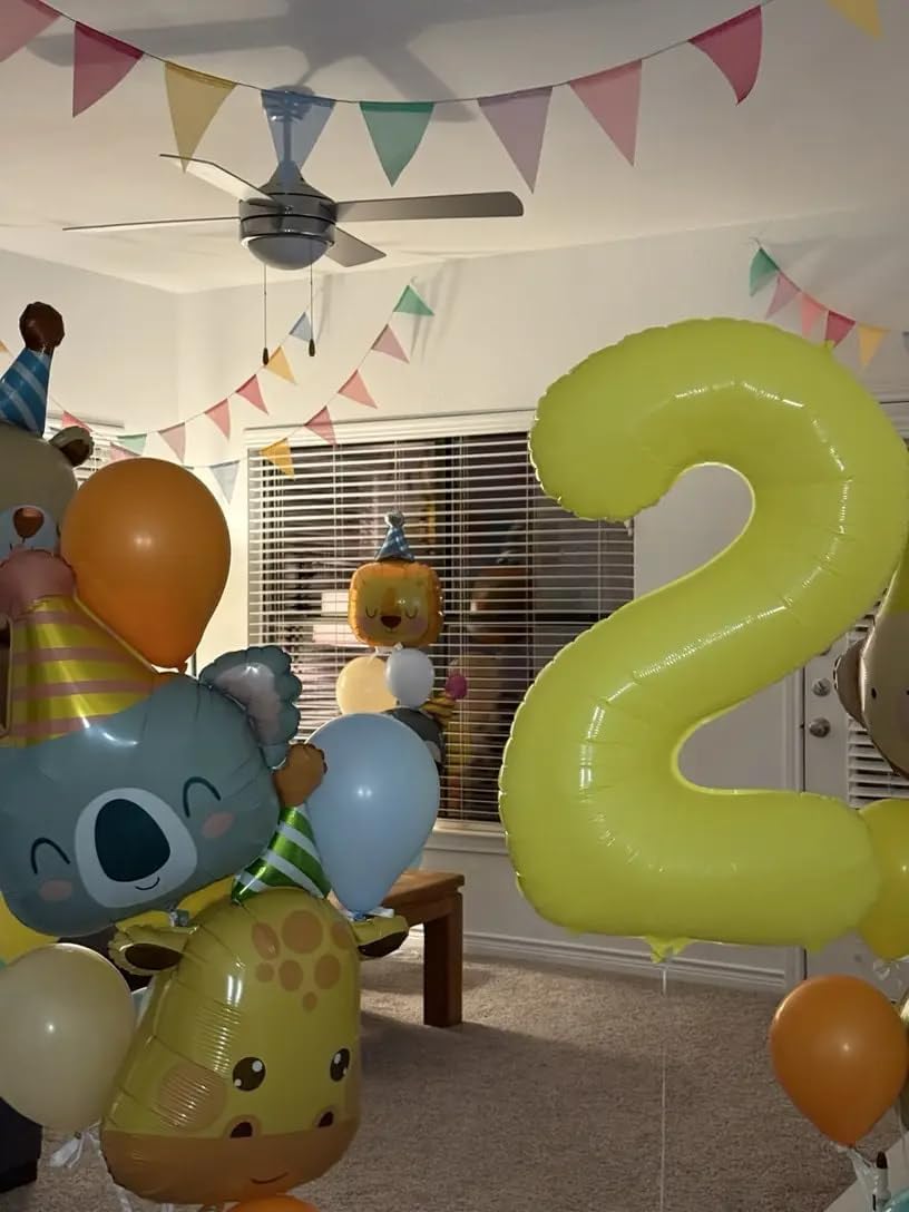 Yellow 9 Balloon | 40-Inch Giant Number Balloon for 9th Birthday Decorations