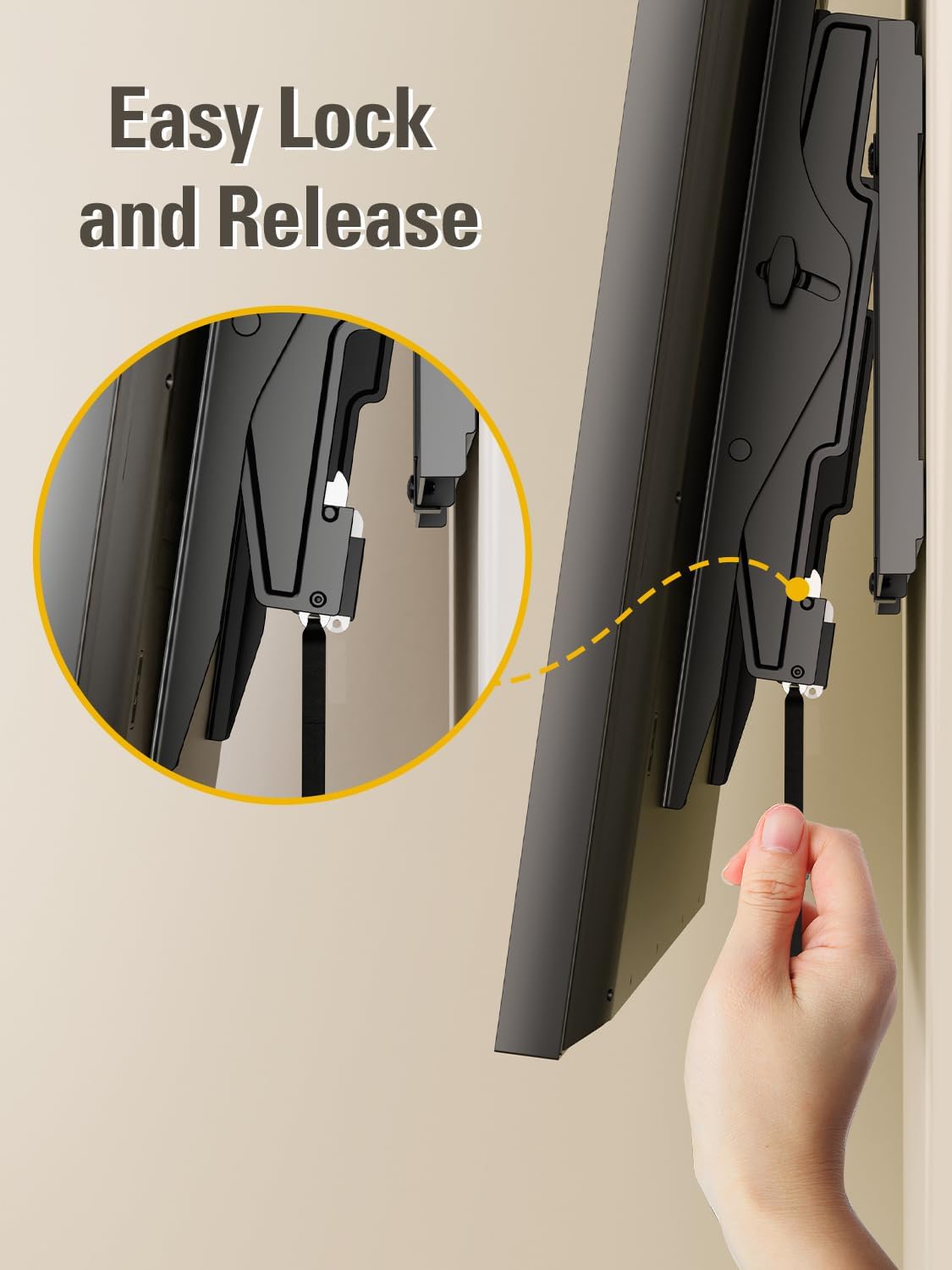 Mounting Dream TV Wall Mount - Tilting Bracket for 42-86" TVs | Level Adjustment, Max VESA 800x400mm, 120 LBS Capacity