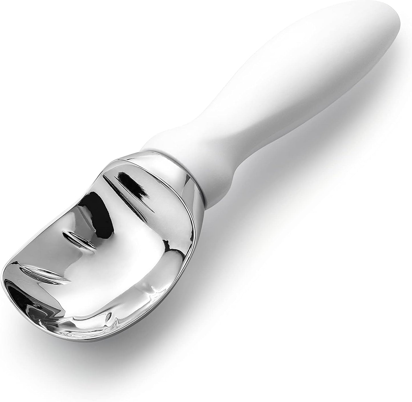 Spring Chef Ice Cream Scoop - Heavy Duty Metal Scooper with Comfortable Handle | Dishwasher Safe Tool for Gelato, Sorbet, and More