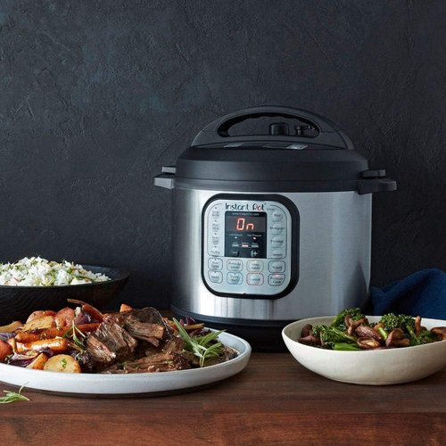 Instant Pot Duo 7-in-1 Electric Pressure Cooker - 6 Quart with 14 One-Touch Programs & Ceramic Pot
