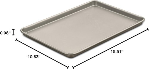 Cuisinart Chef's Classic Nonstick Baking Sheet - 15-Inch, Champagne Color for Effortless Baking