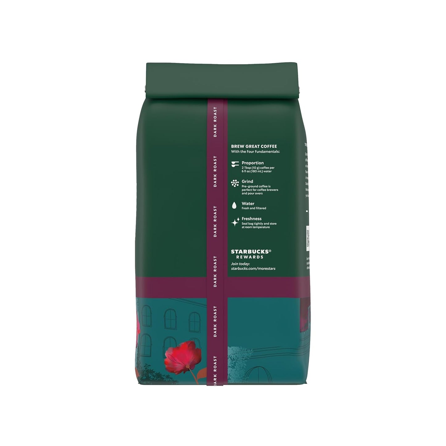 Starbucks Ground Coffee - Dark Roast Caffè Verona for Hot or Iced Beverages | 12 oz Bag