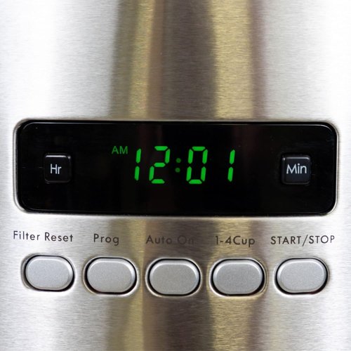Kenmore Drip Coffee Maker - Programmable 12-Cup Machine With Auto Shut Off & Reusable Filter | Black
