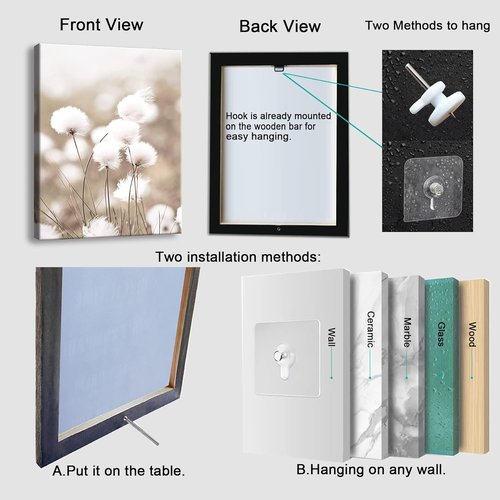 7 Rules of Life Canvas Wall Decor | Inspirational Motivational Art Print for Home & Office