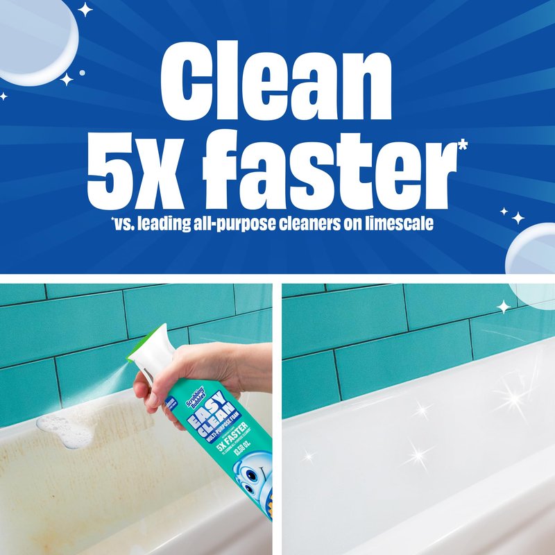 Scrubbing Bubbles Easy Clean Foaming Multipurpose Bathroom Cleaner, Continuous Spray Bottle, Fast Acting Foam, 13.58 Ounce
