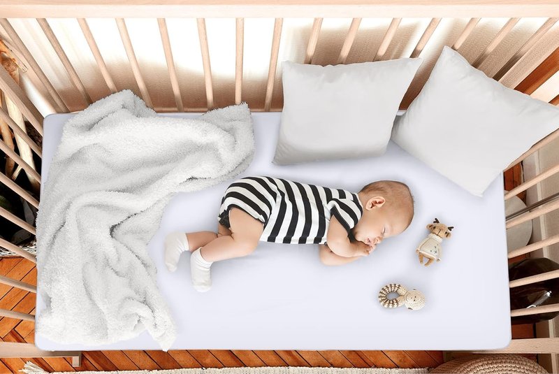 Utopia Bedding Waterproof Mattress Protector Crib Size (Pack of 10), Zippered Mattress Encasement Bed Bug and Dust Mite Proof, Absorbent Six-Sided Mattress Cover