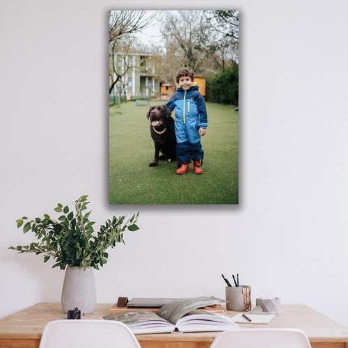 Custom Canvas Prints - Personalized Wall Art for Pets & Family | Unique Gifts for Mom & Dad (24'' W x 24'' H)