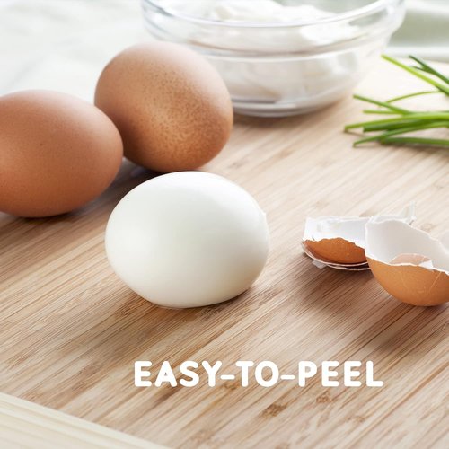 Elite Gourmet Easy Egg Cooker - Electric 7-Egg Capacity with Auto Shut-Off | BPA Free, Classic White
