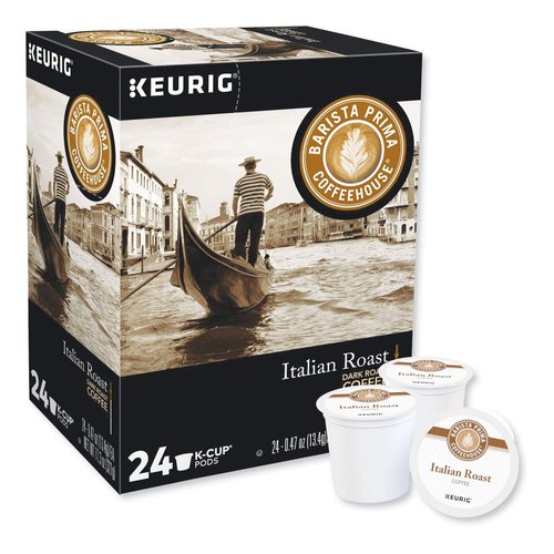 Barista Prima Coffeehouse Italian Roast K-Cups 96ct for Keurig Brewers - Packaging May Vary