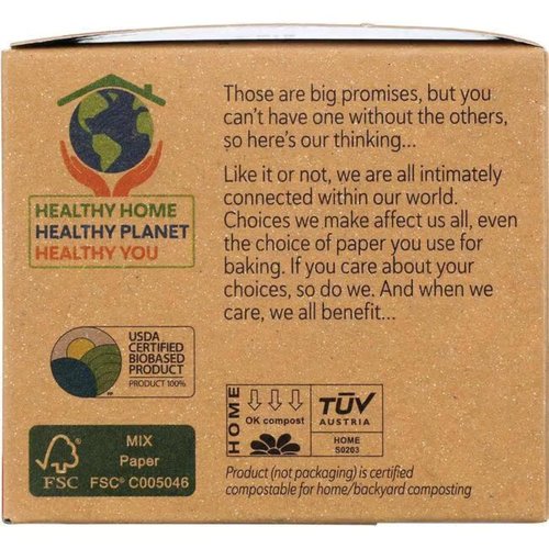 If You Care Unbleached Baking Cups - Large Size, 60 Count, Eco-Friendly | 3 Packs
