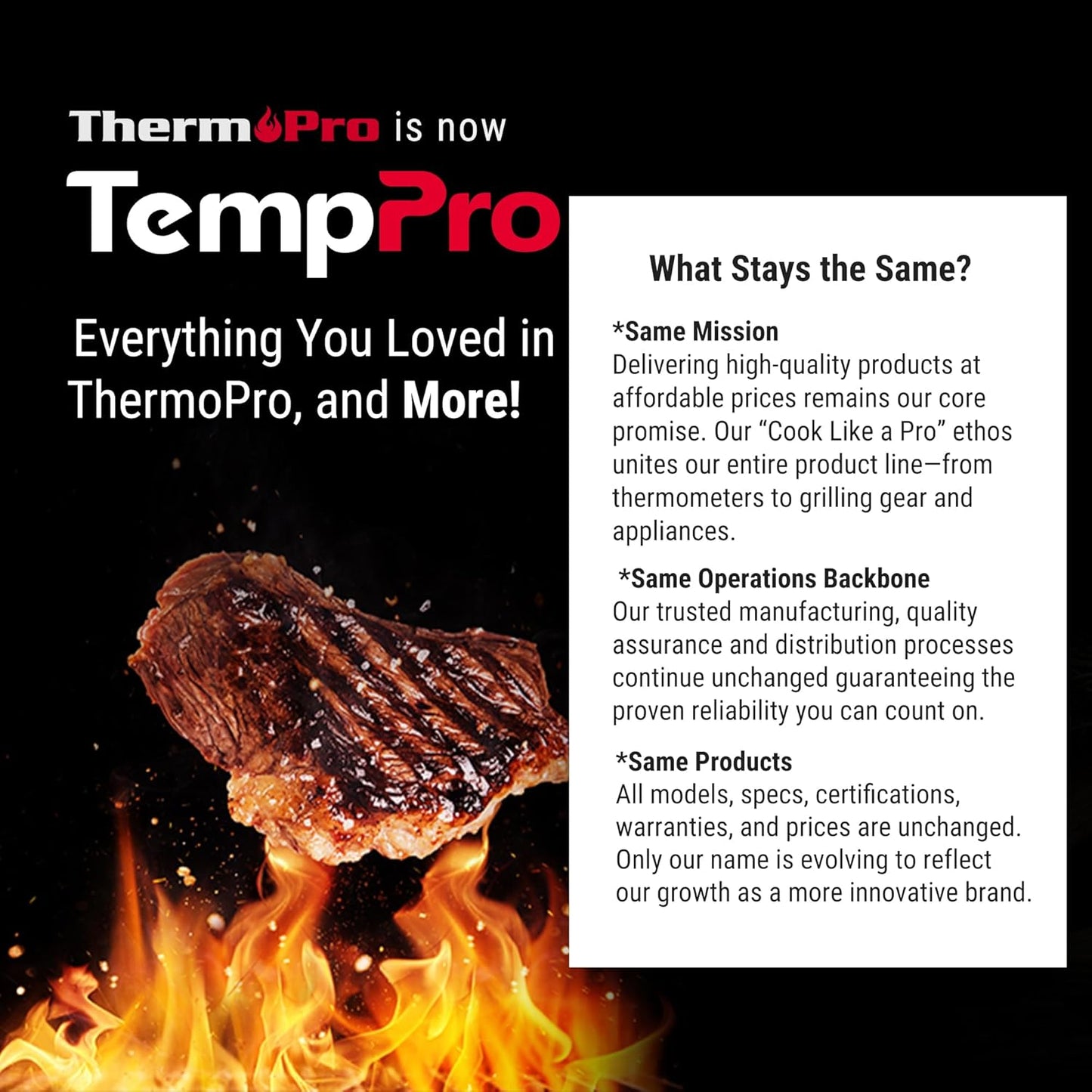 TempPro BBQ Gloves - 932°F Heat Resistant, Waterproof & Slip-Resistant Neoprene | 14" Grill Mitts for Fire Pit & Smoker
