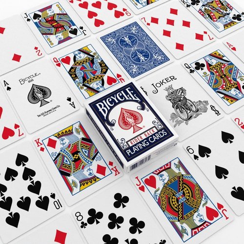 Back Bicycle Playing Cards - Standard Poker Size Deck | Classic Red & Blue 2-Pack for Family Game Night