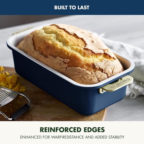 GreenPan Bakeware Set - 7 Piece Nonstick Ceramic Baking Sheets & Pans | PFAS & BPA Free, Oxford Blue