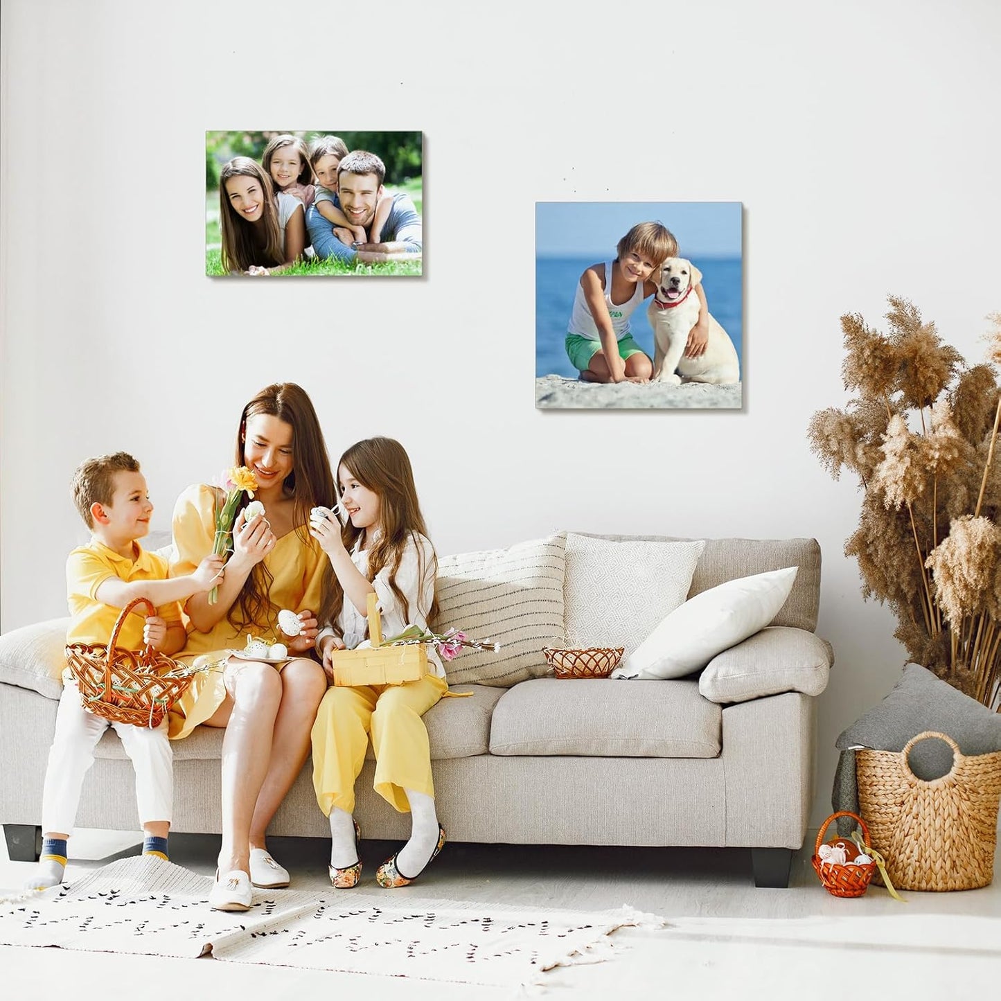 Xrlsg Canvas Prints - Custom Personalized Wall Art with Photos | Framed 8" x 10" Portrait Decor