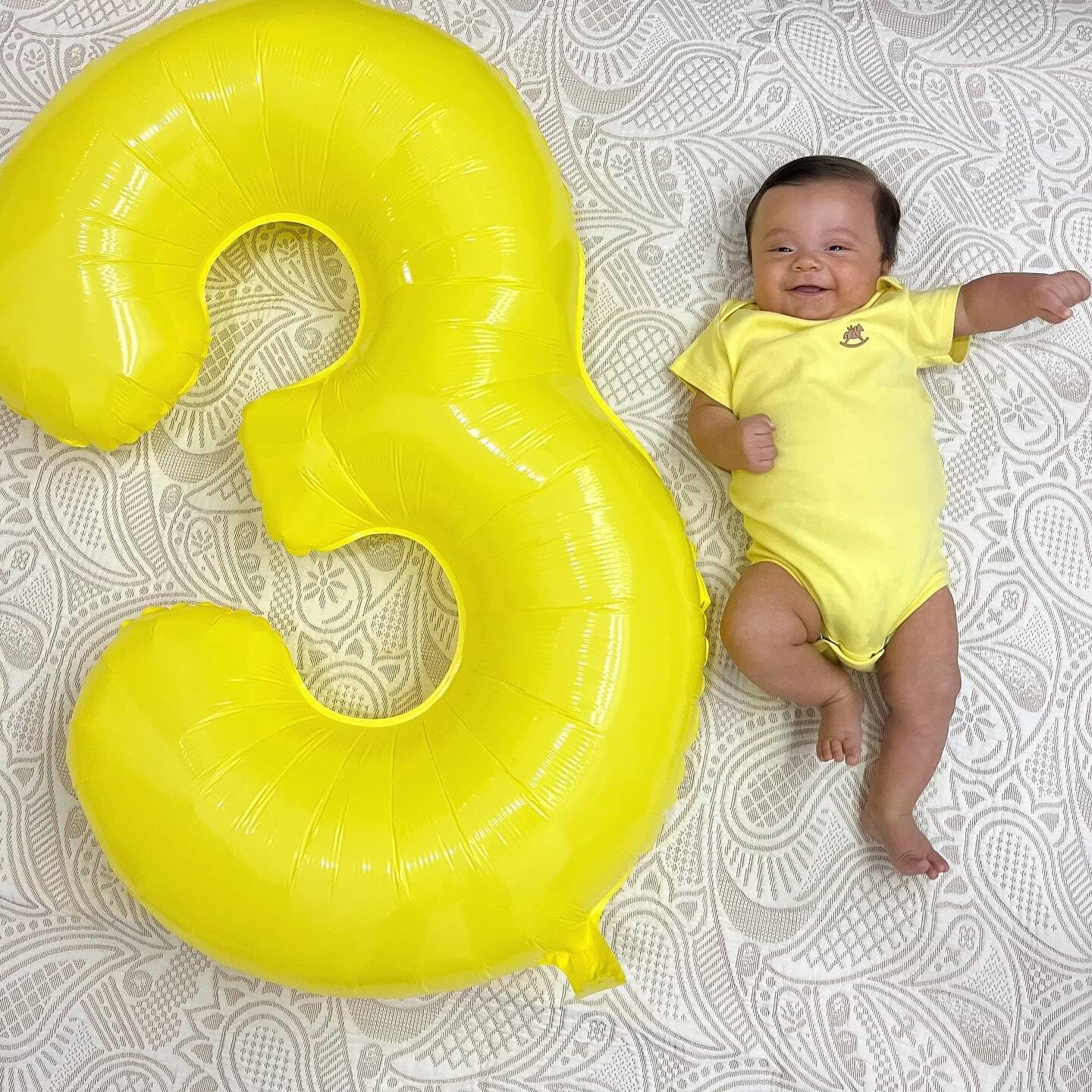 Yellow Number 4 Balloon - 40 Inch Giant Foil Balloon for 4th Birthday Party Decorations