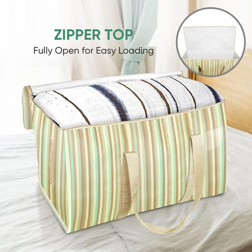 BALEINE Heavy-Duty Oversized Moving Bags - 6-Pack with Reinforced Handles for Clothes & Storage