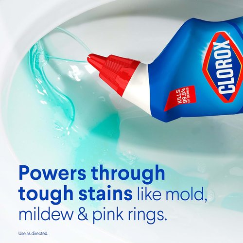 Clorox Toilet Bowl Cleaner - Clinging Bleach Gel with Ocean Mist Scent - 24 Fl Oz Bottle