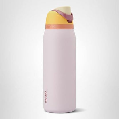 Owala FreeSip Insulated Stainless Steel Water Bottle with Straw for Sports and Travel, BPA-Free Sports Water Bottle, 40 oz, Candy Store