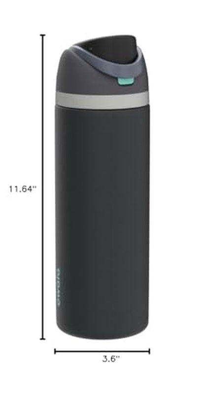 Owala FreeSip Insulated Stainless Steel Water Bottle with Straw for Sports, Travel, and School BPA-Free Sports Water Bottle, 40 oz, Foggy Tide