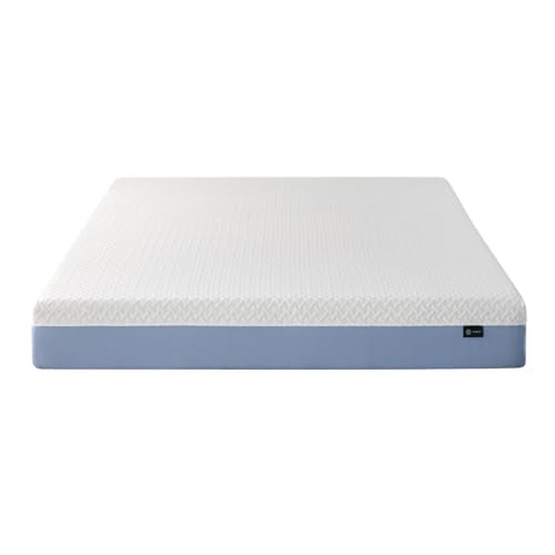 Zinus 8 Inch Queen Cooling Essential Memory Foam Mattress [NewVersion], Fiberglass Free, Medium Feel, Breathable Cooling Layers, Certified Safe Materials