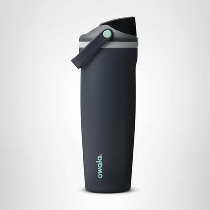 Owala FreeSip Sway Insulated Stainless Steel Water Bottle with Two-Way Spout, Built-In Straw and Bucket Handle, Made for Travel, School, and Sports, 30oz, BPA Free, Leak Proof, Foggy Tide