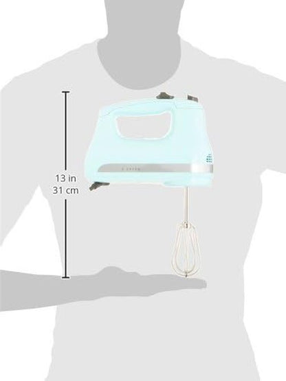 KitchenAid 5 Ultra Power Speed Hand Mixer - Ice Blue | Pack of 2 for Effortless Mixing