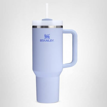 STANLEY Quencher H2.0 Tumbler with Handle and Straw 40 oz | Flowstate 3-Position Lid | Cup Holder Compatible for Travel | Insulated Stainless Steel Cup | BPA-Free | Dew Drop