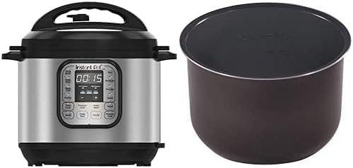 Instant Pot Duo 7-in-1 Electric Pressure Cooker - 6 Quart with 14 One-Touch Programs & Ceramic Pot