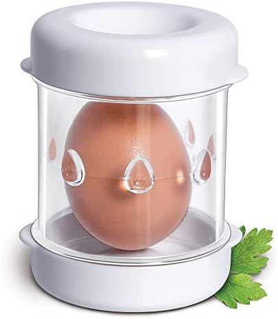 Negg Boiled Egg Peeler - Effortless Shell Removal | White Color for Easy Use