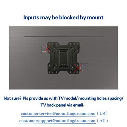 Mounting Dream Ultra Slim Full Motion TV Wall Mount, Low Profile Articulating TV Mount for 26 to 75 Inch TVs - Smooth Extension, Swivel, Tilt, Fits 16" Studs, Max VESA 400x400mm, Holds 88lbs