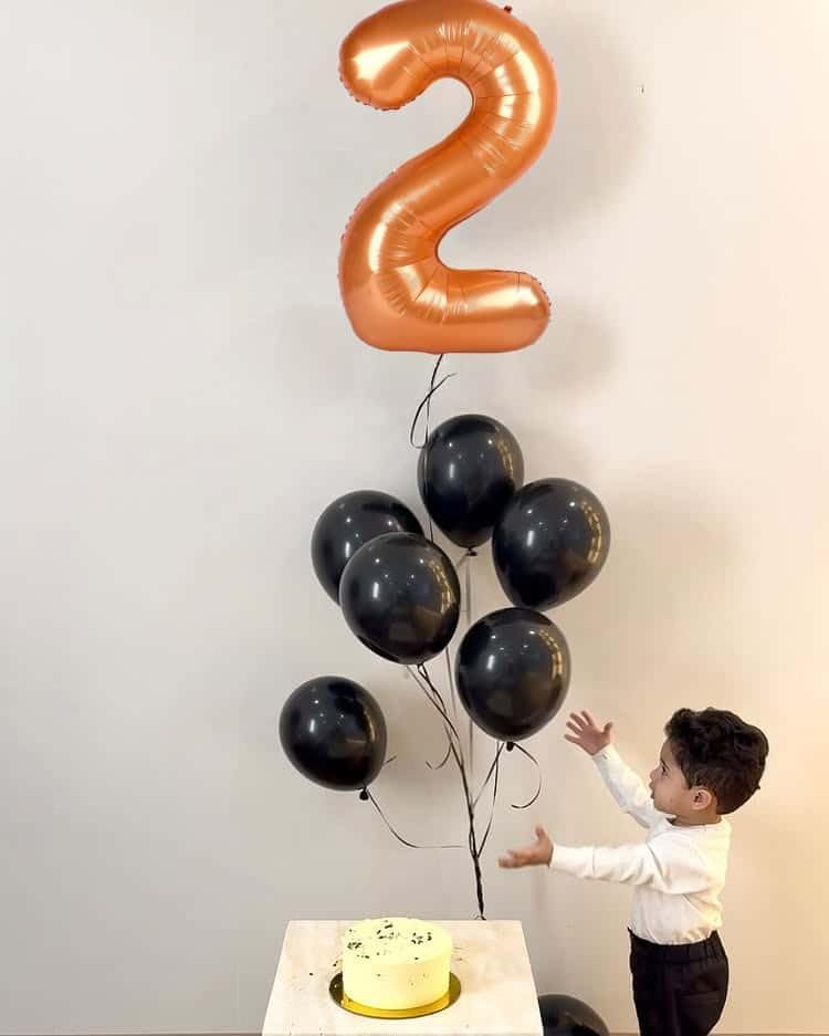 Orange Number 1 Balloon - 40 Inch 1st Birthday Decoration for Boys & Girls | Shiny Party Supplies