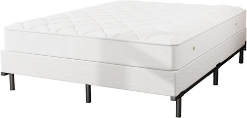 JetO Metal Bed Frame - Sturdy Heavy-Duty Platform Bed with 9 Legs Support | Black King Size, Easy to Assemble
