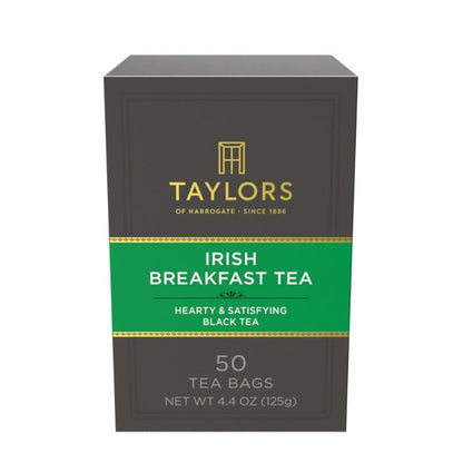 TAYLORS OF HARROGATE Irish Breakfast Tea, 50 CT