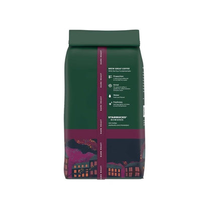 Starbucks Ground Coffee, Dark Roast Hot or Iced Coffee, French Roast, 28 oz (Pack of 2)