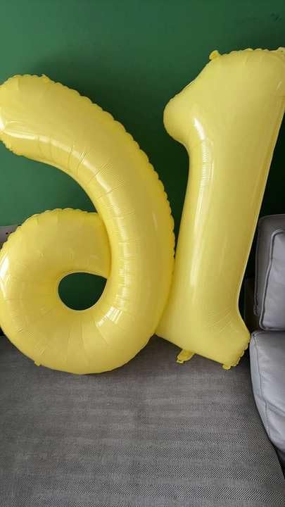 Yellow Number 2 Balloon - 40 Inch 2nd Birthday Decoration for Toddlers | Sparkling Party Decor