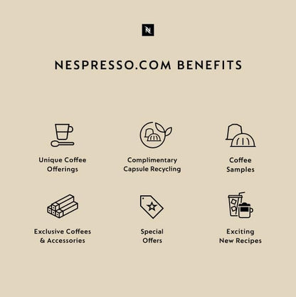Nespresso Cosi Mild Roast Espresso Coffee Capsules - 50 Count Original Line Pods