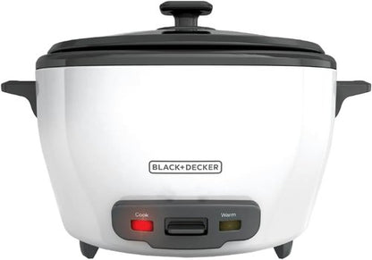 BLACK+DECKER 28-Cup Rice Cooker & 16-Cup Steamer Bundle - Perfect for Family Meals