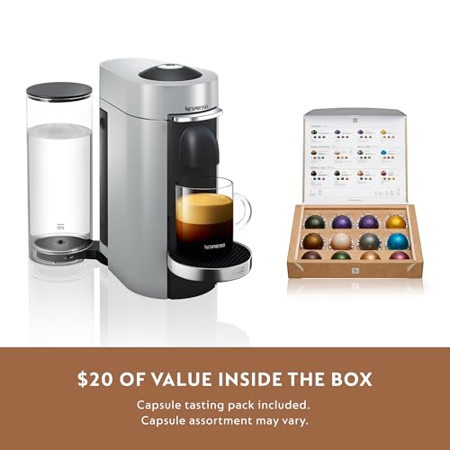De'Longhi Nespresso Vertuo Plus Coffee and Espresso Maker by De'Longhi, Titan