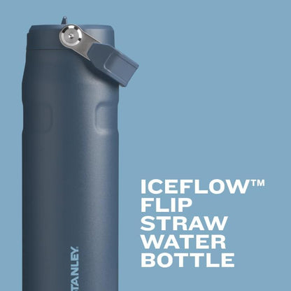 Stanley IceFlow 2.0 Water Bottle - 16 OZ Insulated Stainless Steel | Lightweight, Leak-Resistant, BPA-Free | Ash Color