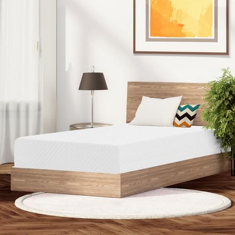 Neo Sleep 12 Inch Twin XL Cooling Gel Memory Foam Mattress for Cool Sleep Medium Firm Pressure Relieving CertiPUR-US Certified Foam, Mattress in a Box Fiberglass Free (Twin XL, 12 in)