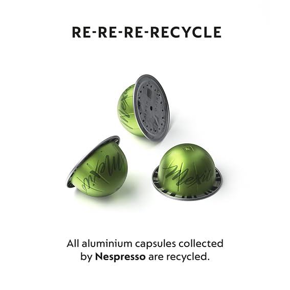 Nespresso Vertuo Roasted Hazelnut Coffee Capsules - Medium Roast, 30 Count Pods for 7.8oz Brews