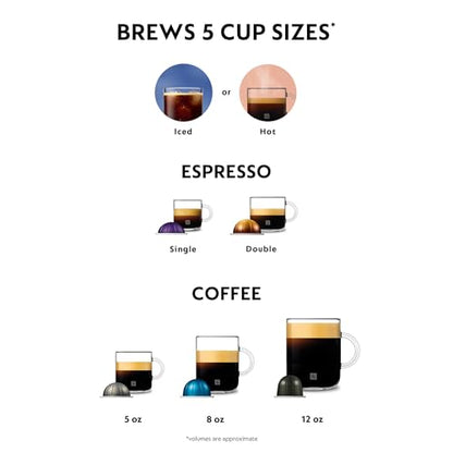 Nespresso Vertuo Pop+ Coffee and Espresso Maker by De'Longhi, Samra Origins by The Weeknd Vertuo Buna Yellow Aeroccino3 milk frother