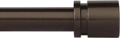 Byondeth Adjustable Curtain Rods - 16 to 200 Inches, 1 Inch Diameter, Antique Bronze Finish