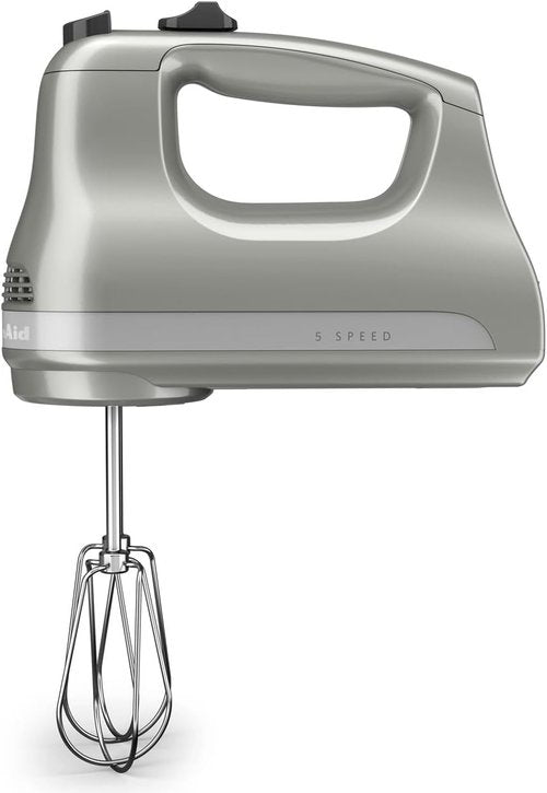 KitchenAid 5-Speed Hand Mixer - Ultra Power, Contour Silver | Set of 2 for Effortless Mixing
