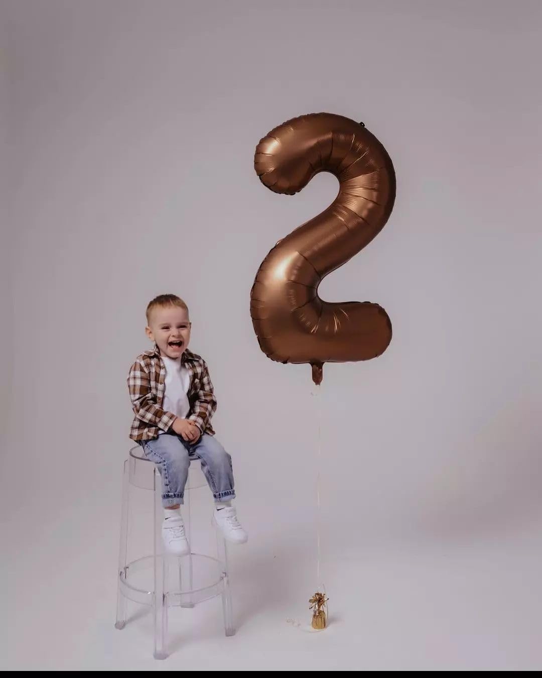 Number Balloons 40 Inch - Dark Brown 0 Balloon for Birthday Celebrations | Perfect for Parties