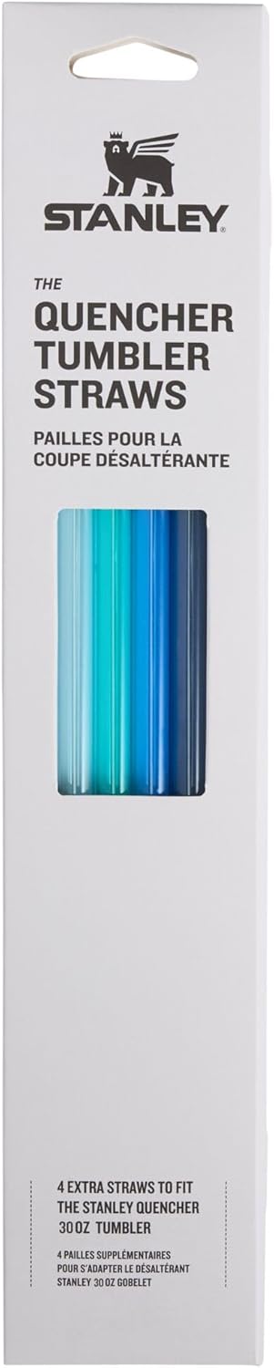 Stanley Quencher Tumbler Straws - Reusable Stainless Steel Replacement Straws for Tumbler | BPA-Free Accessory
